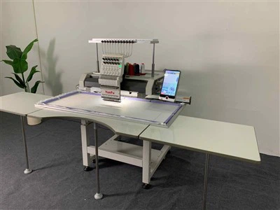 Bilgisayarlı Nakış Makinesi Büyük Alan 500*1200mm Yeni Durum Endüstriyel Stiller Nakış